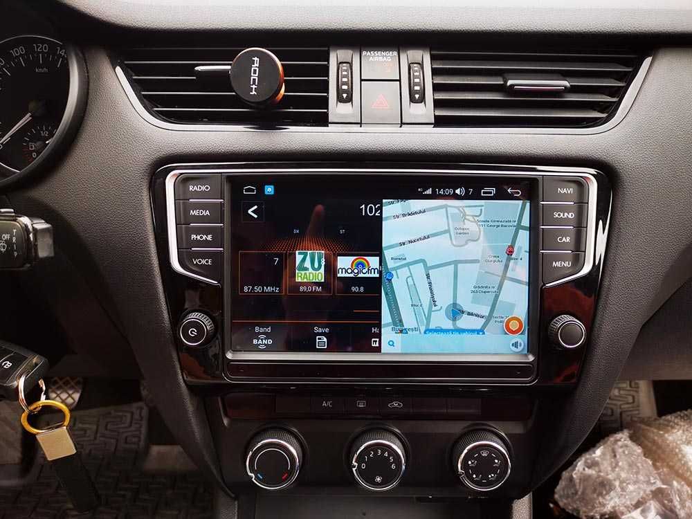 Navigatie android Skoda Octavia3 2+32GB wireless Carplay Android Auto