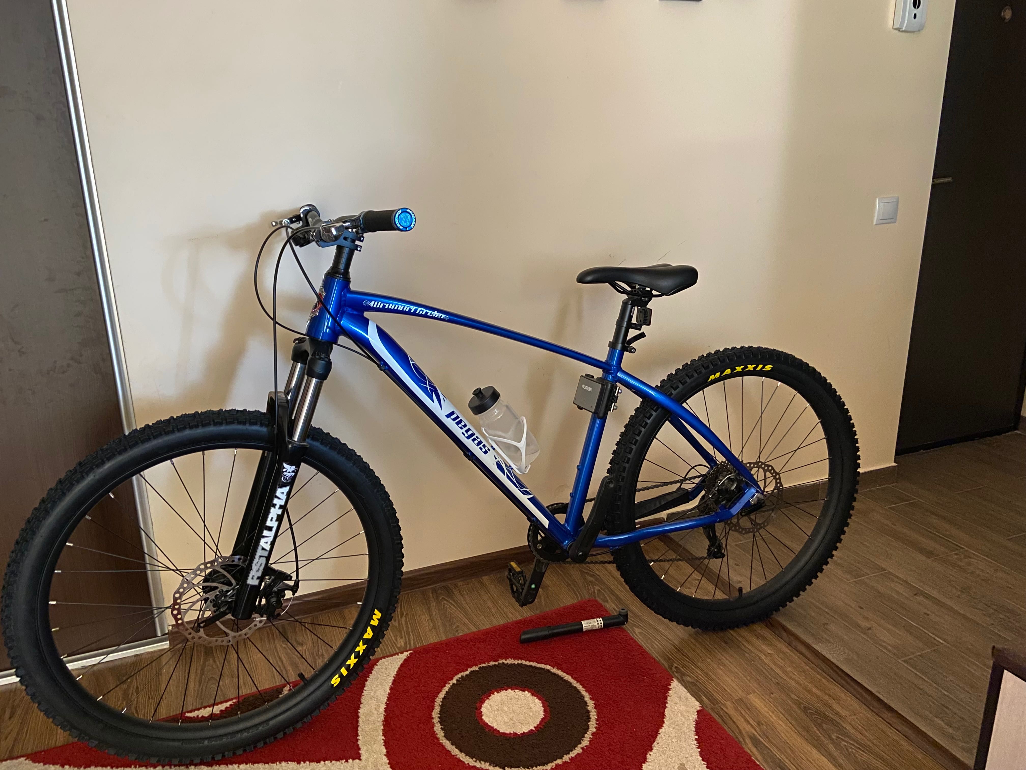 Vand Bicicleta MTB Pegas Drumuri Grele 27,5- Albastru