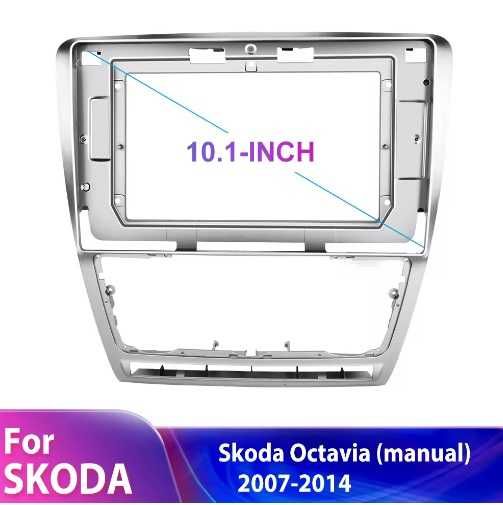 Dvd Auto Skoda Octavia 2 2004-2013 Cu Android 13, 1GB RAM 16GB