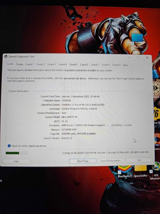 Vând Laptop gaming Acer Nitro 5