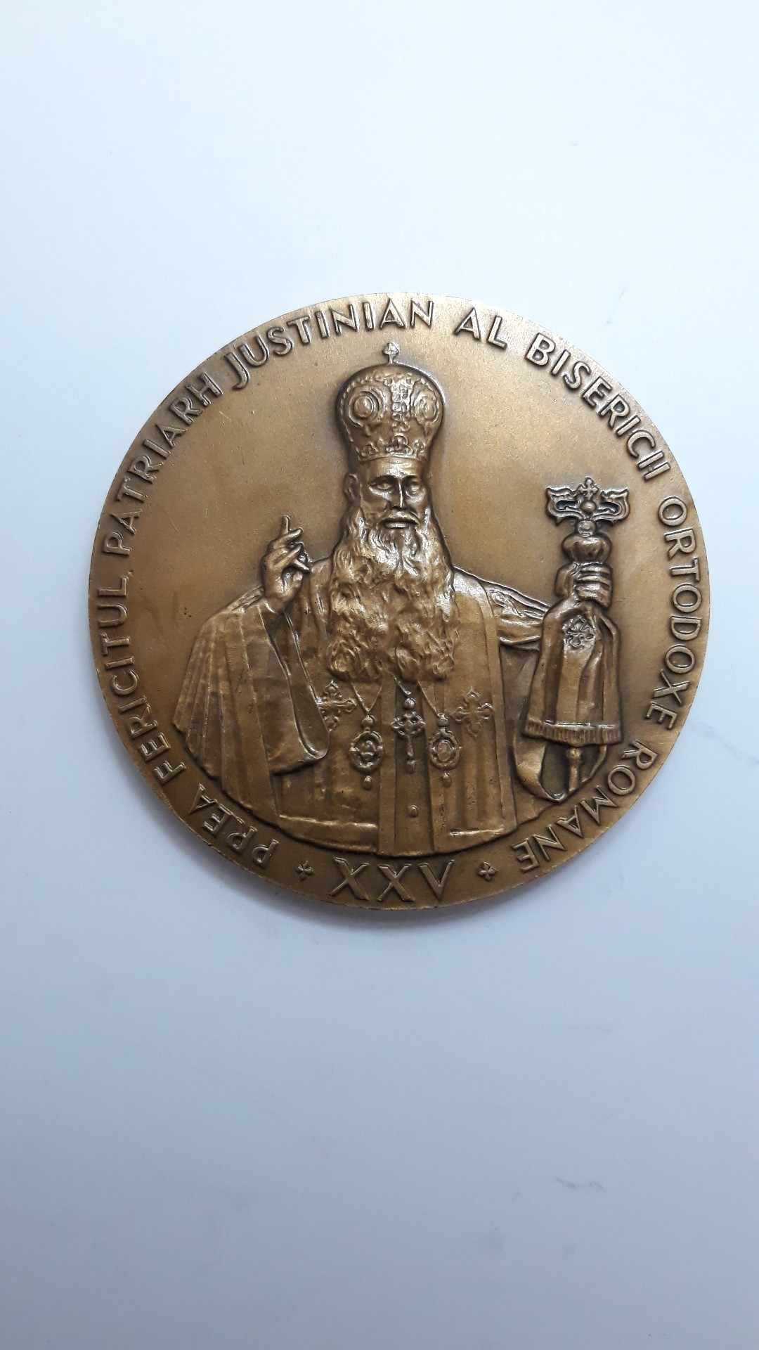 Medalie Prea Fericitul Patriarh Iustinian al Bisericii Ortodoxe Române