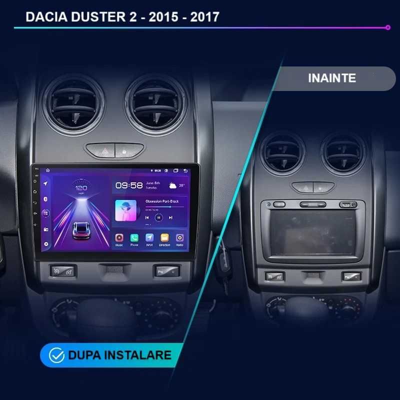 Navigatie android Dacia Duster 1 & 2 CarPlay AndroidAuto
