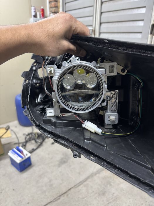 Установка bi led линз