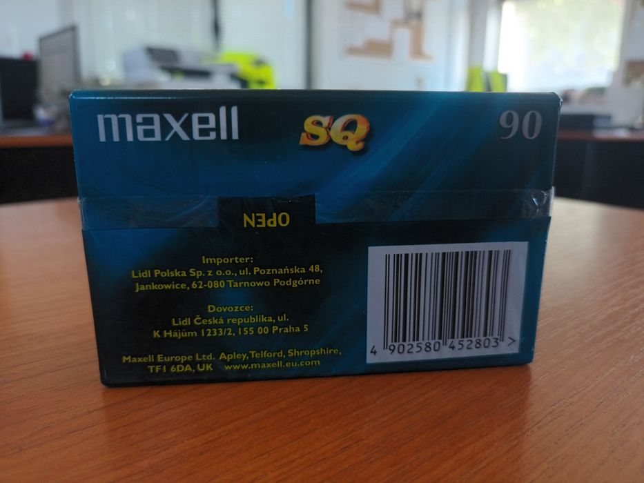 Casete audio Maxell SQ 90