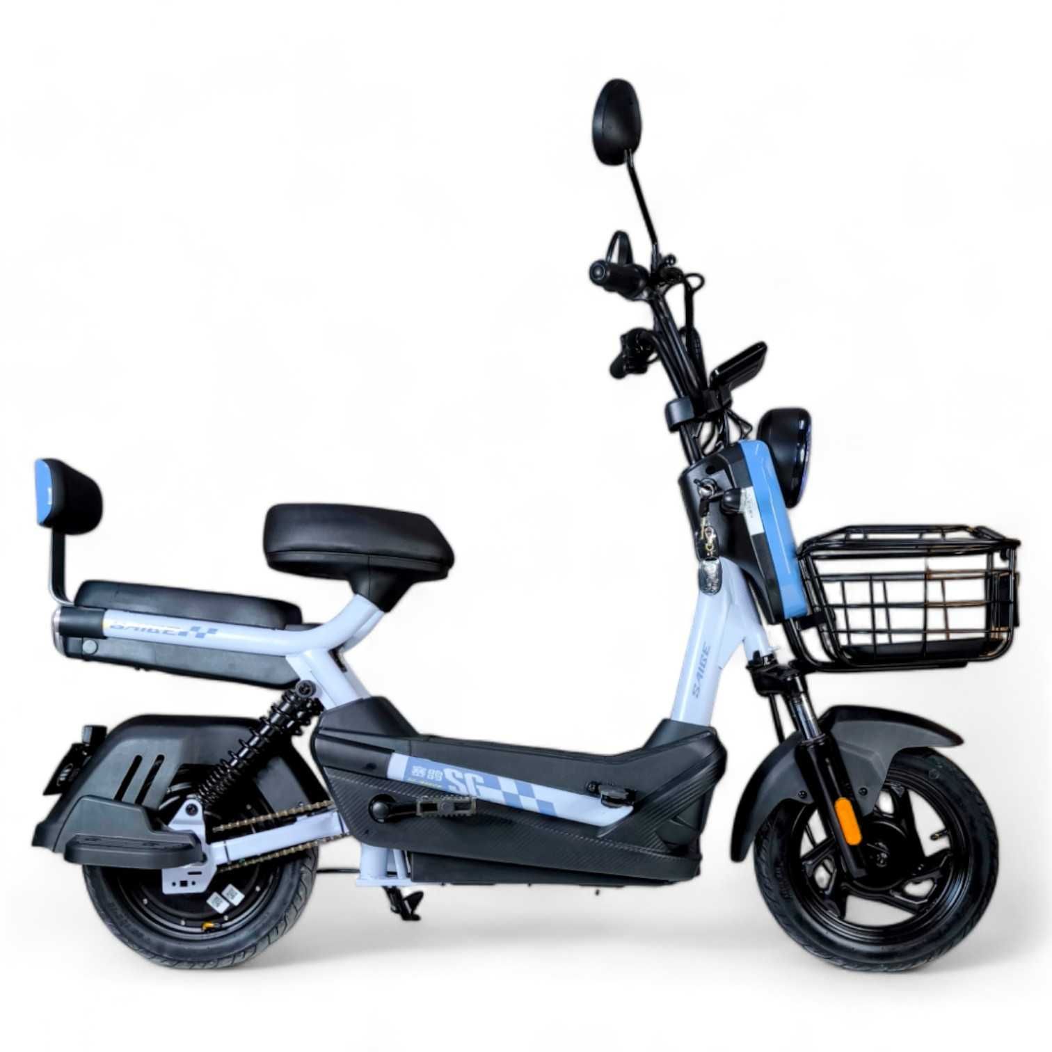 Електрически скутер с педали MaxMotors Super Crown 750W/48V/15Ah