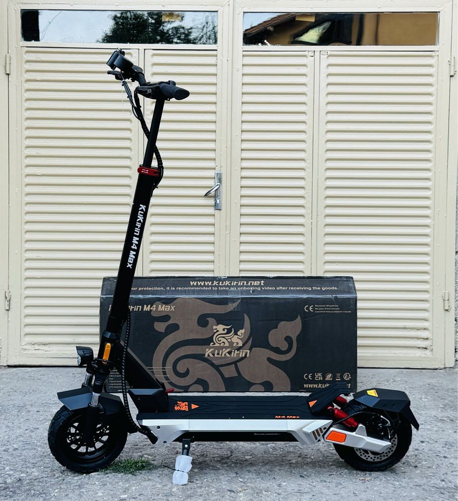 НОВО! KuKirin M4 Max 45км/ч Електрическа Тротинетка Скутер 800W 48V/18