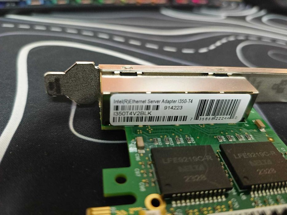 Сетевая карта I350-T4 Intel Ethernet Server Adapter
