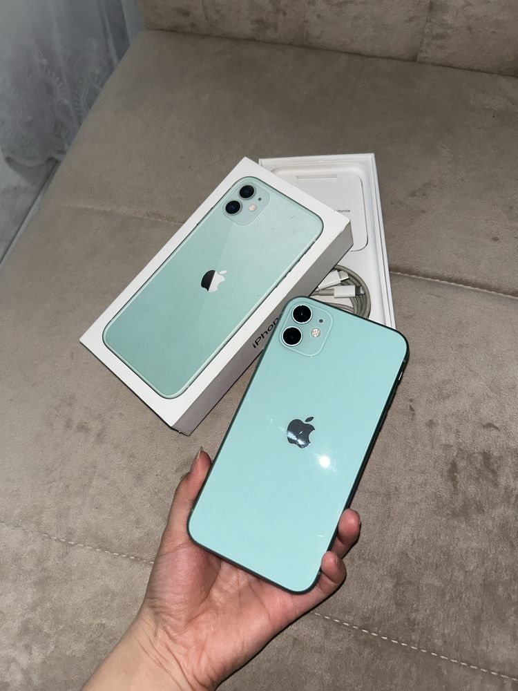 Iphone 11 зеленный 128Gb