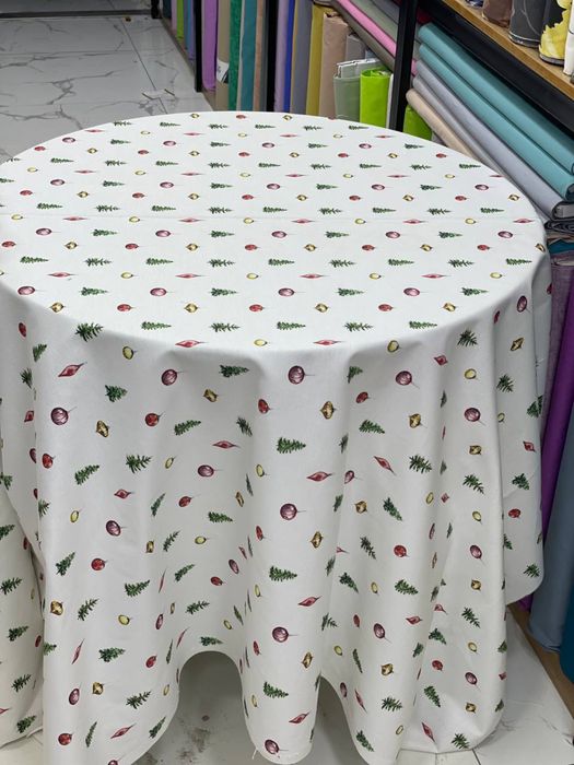 Новагодние скатерти салфетки