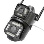 Camera Supraveghere Dubla Exterior, Wireless, 2Lentile,Wifi