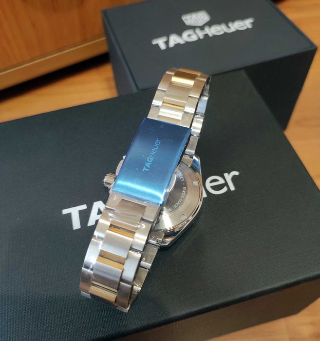 ПОЗЛАТЕН TAG HEUER AQUARACER Calibre 5 WAY2151 Мъжки Часовник Нов