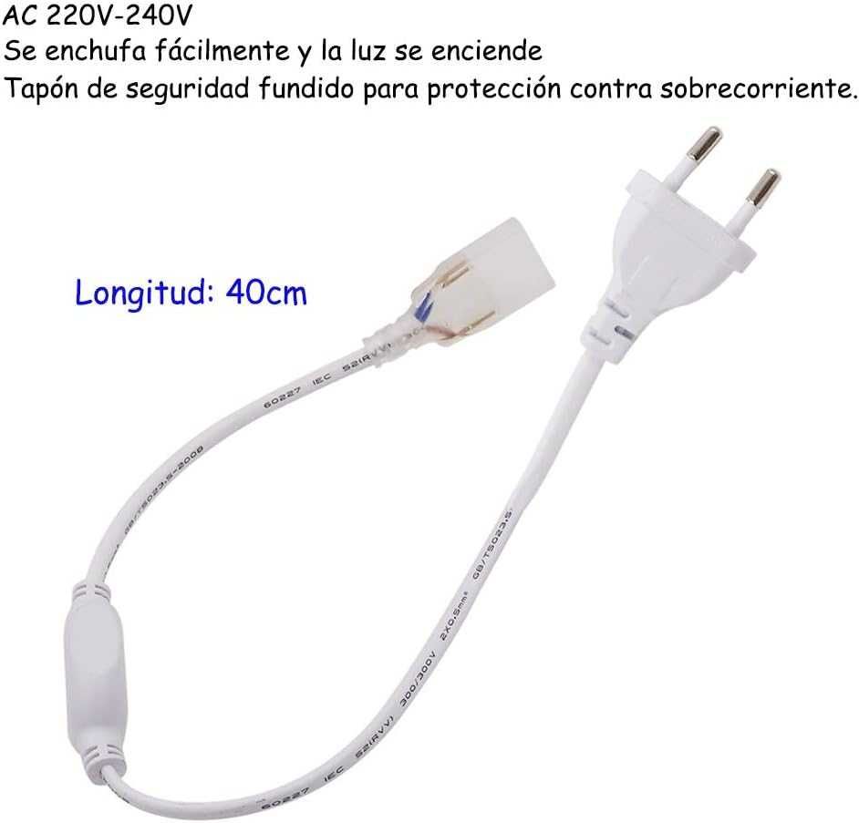 НОВА! LED лента, 1м, SMD 3014, 220V, 120 LED/м, IP67, топло бяла