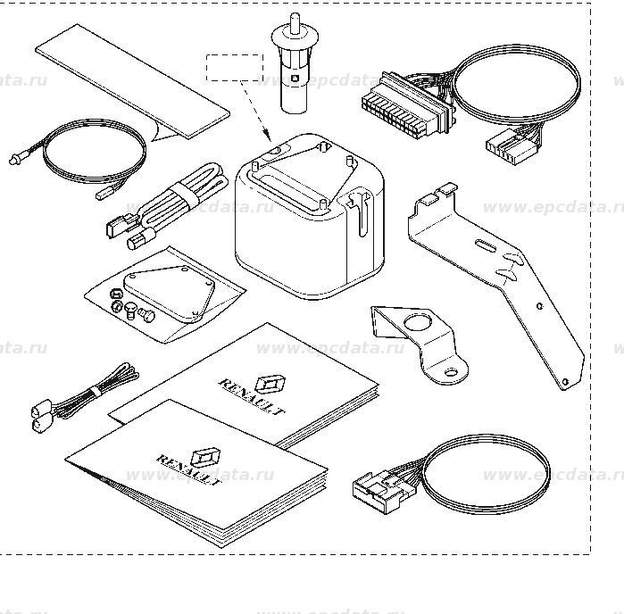 Alarma Auto OE Renault Twingo 1 1993-; Kangoo, Scenic, Megane; Texalarm FAVA42 cu sirena ATX22