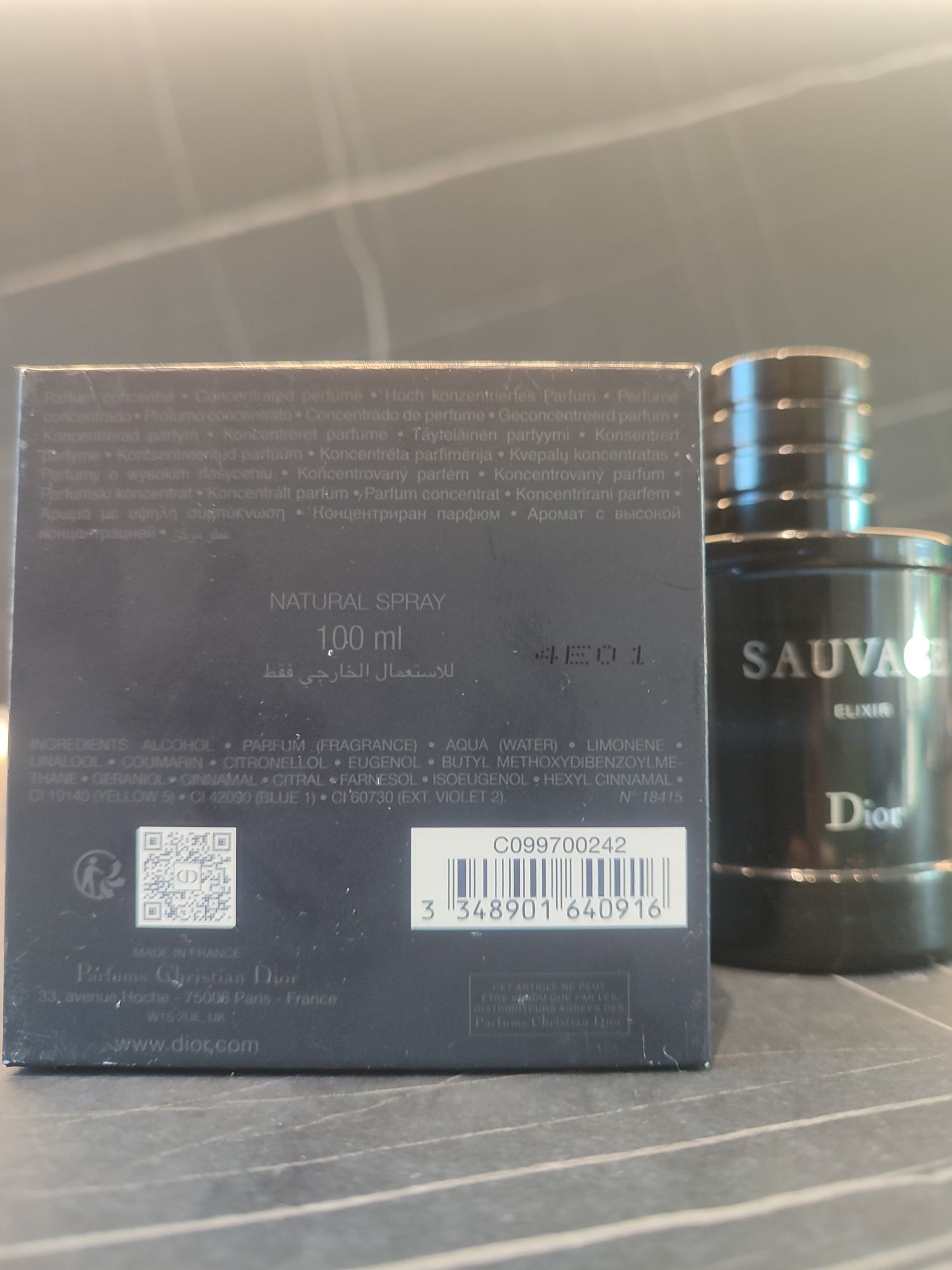 Dior Sauvage Elixir 100ml 83~84мл - Парфюм