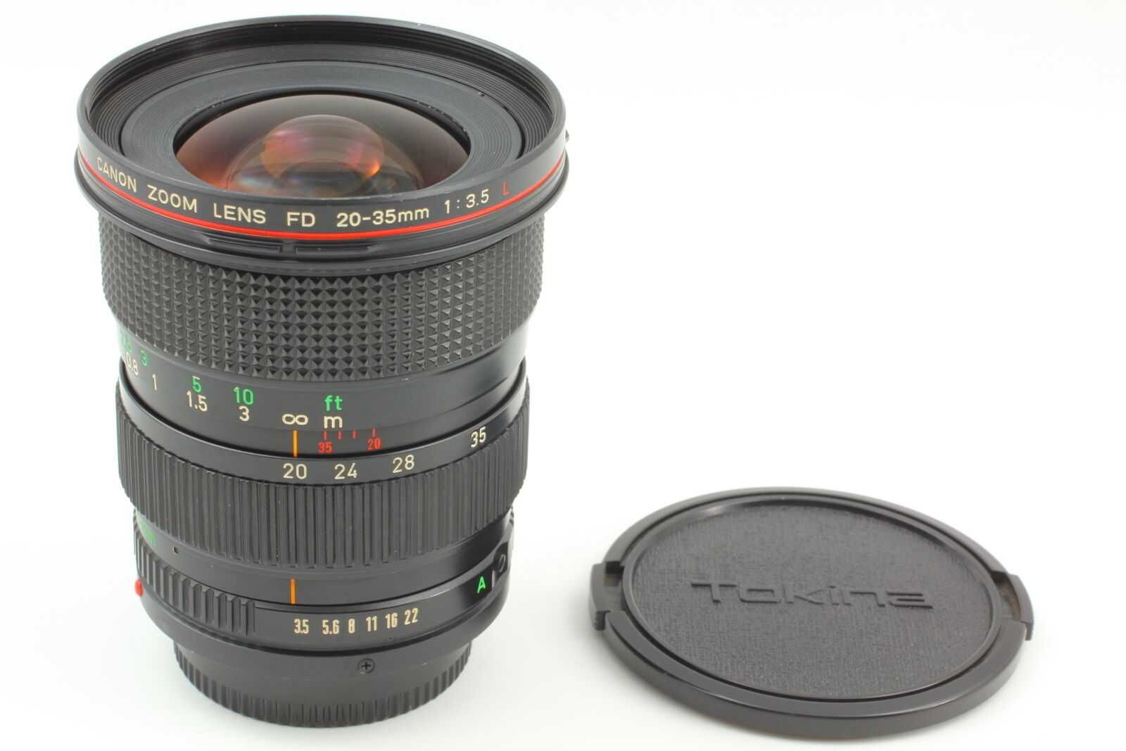 Canon FD 85mm F1.2 L. Canon  FD 135mm F2 L. Canon FD 20-35 F3.5