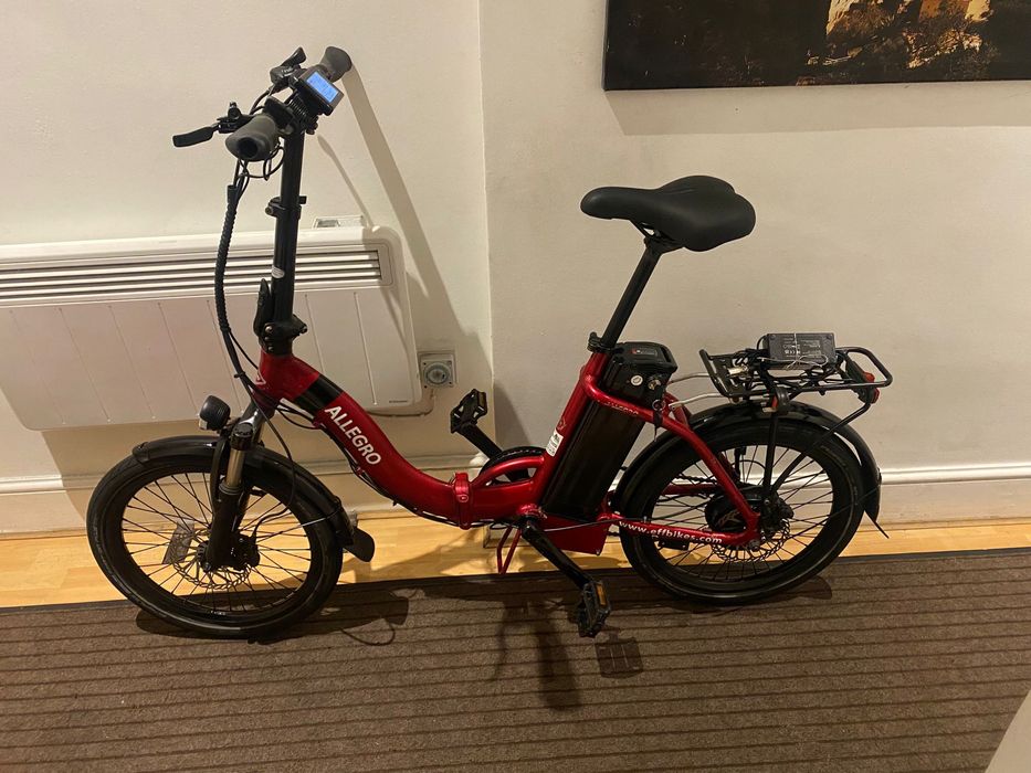 Bicicleta electrica pliabila allergo