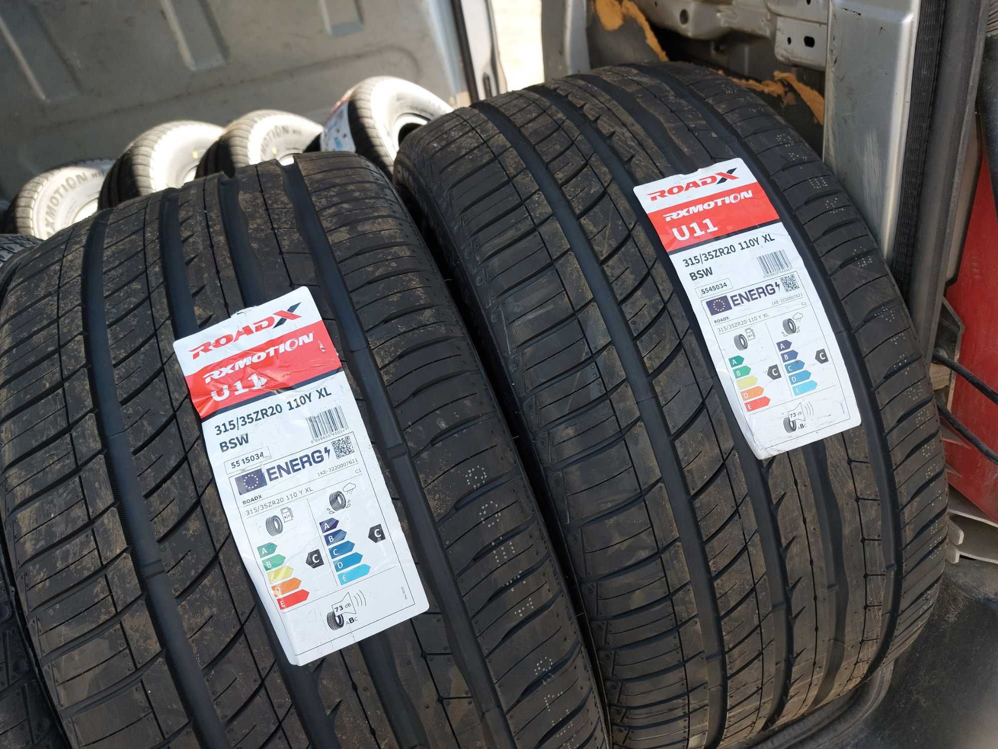 4 бр.Нови летни гуми Roadx 315 35 20 на 275 40 20 цената е за брой!