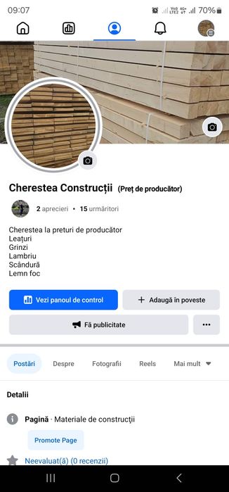 Material lemnos pentru construcții