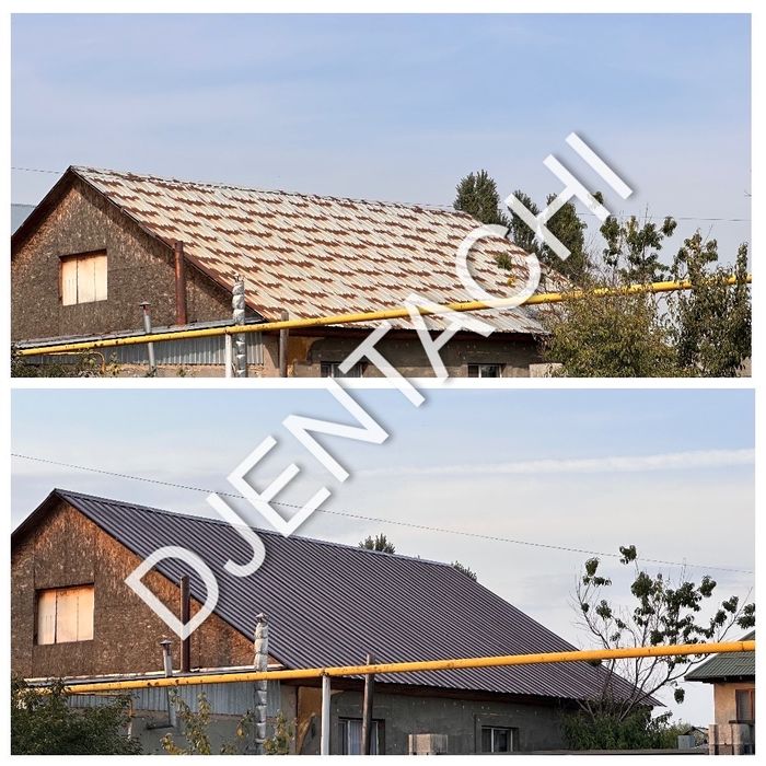 Покраска кровли, крыши, малярные работы.