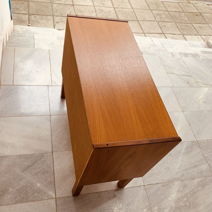 Скрин от тиково дърво, Швеция, 1960 г