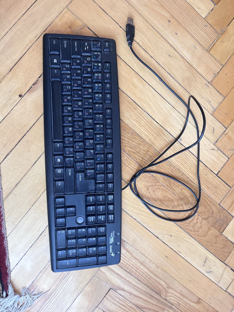 Клавиатура Genius и мышка Optical mouse
