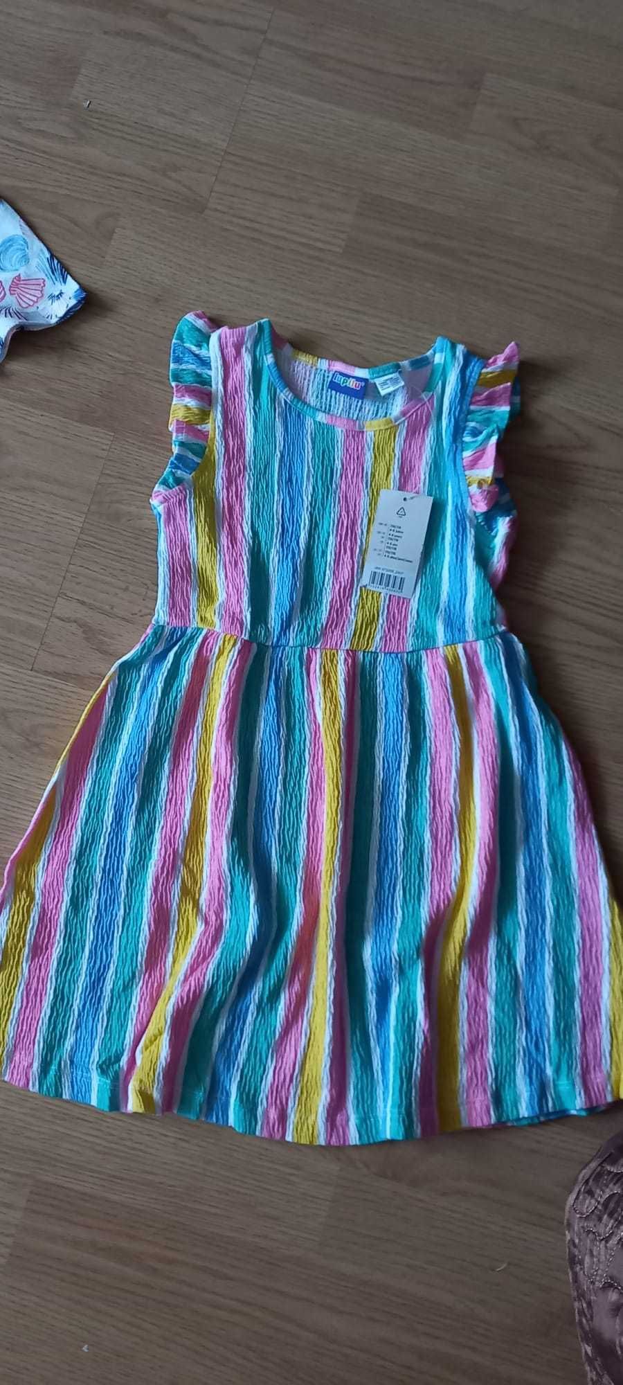 LOT 2 rochite+fustita ,noi ,cu eticheta 4/6 ani