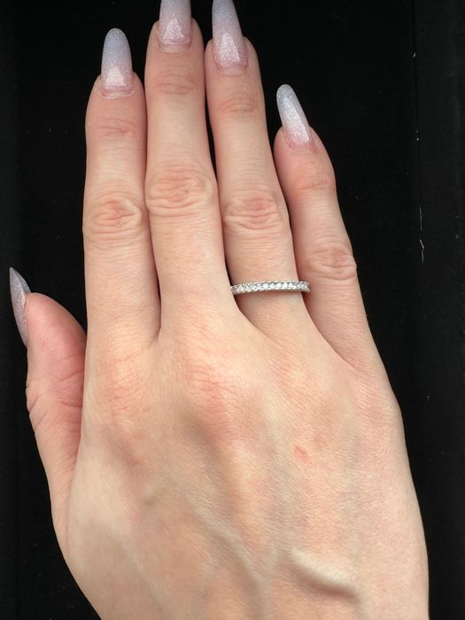 Inel argint cu moissanite