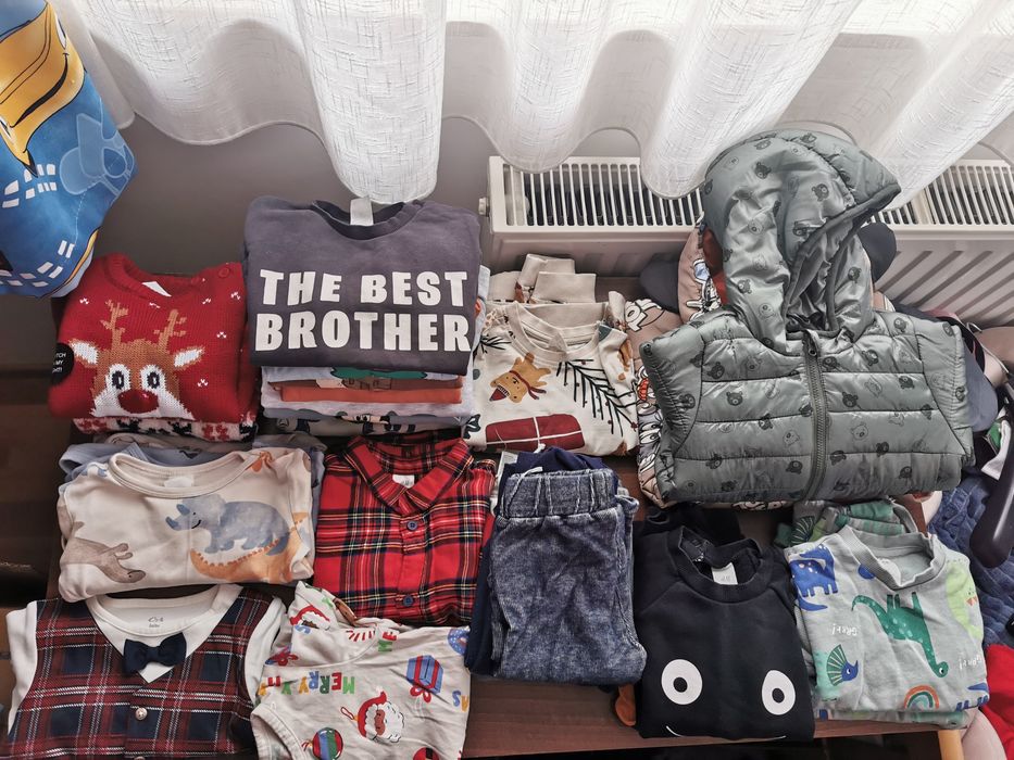 Set haine de iarna pt baieti marime 80 cm