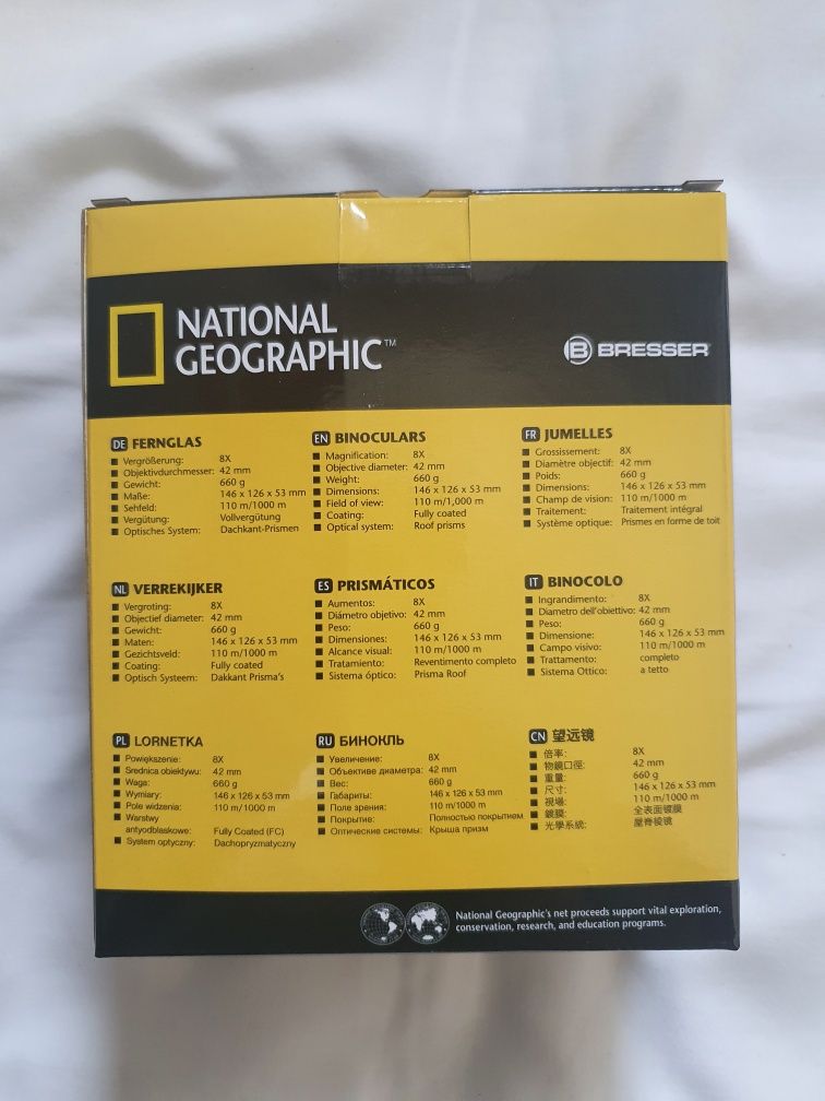 Binoclu marca National Geographic, nou-nouț