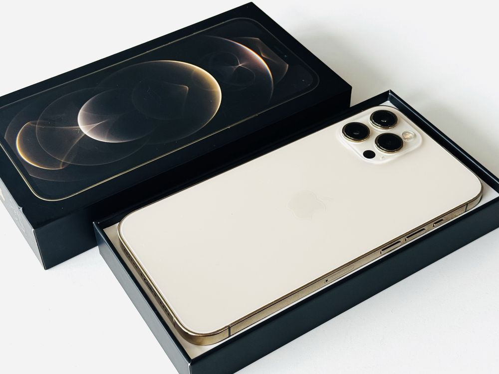 Iphone 12 Pro Max 128GB Gold 100% Батерия!  Гаранция 6 месеца