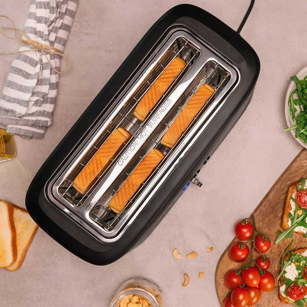Тостер Cecotec Toast&Taste 16000, екстра двоен, 1630W, лек ДЕФЕКТ