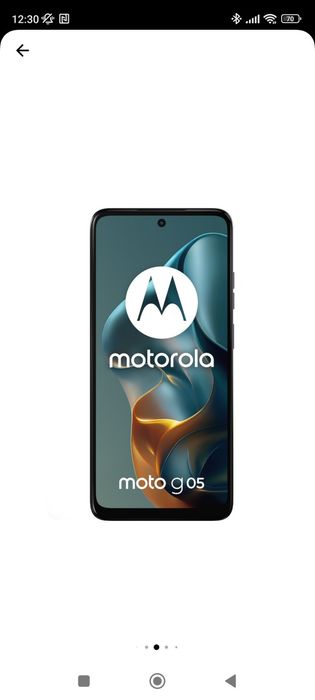 Мобилен телефон Motorola moto g05, Dual SIM, 64GB, 4GB RAM, 5200 mAh,