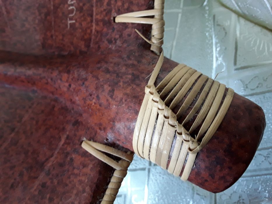 Centru de masa/ fructiera lemn Tunisia, o piesa deosebită