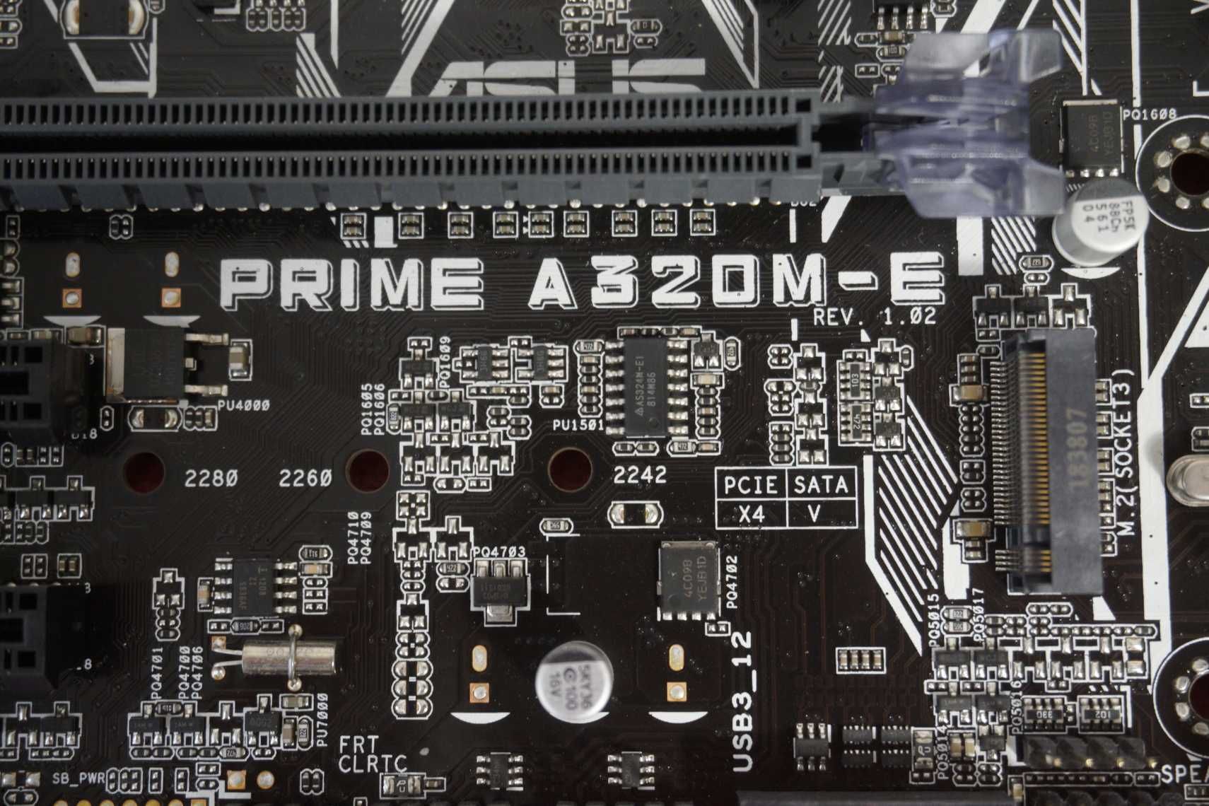 AM4 Дъно дънна платка Asus Prime A320m-E / Има m.2 / вкл ДДС