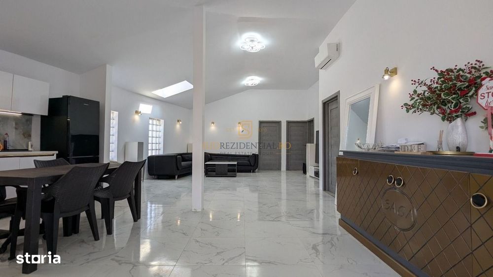 Apartament 4 camere, mobilat si utilat, terasa + curte, Magurele