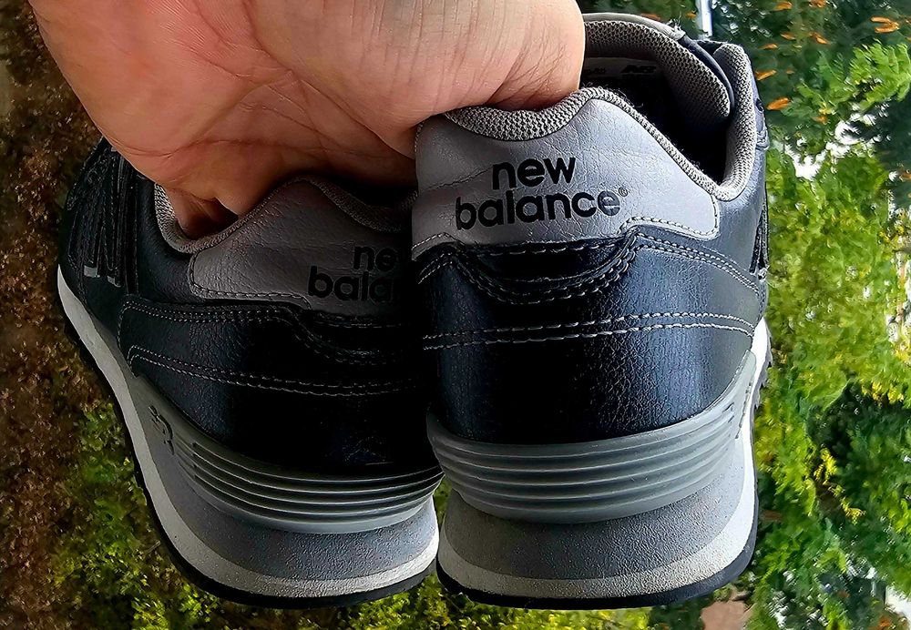 Sneakers New Balance  Negru, piele neagra, mărimea 40,5