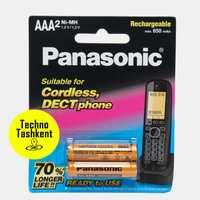 Заряжаемые батарейки Panasonic AAA 650 mAh (Garantiya) (Dostavka Bor)