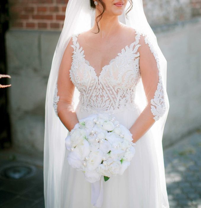 Rochie de mireasa A-line marca "ELEGANCE"