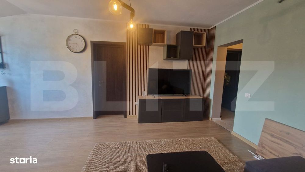 Apartament de lux intabulat ,c-tie noua , parcare 2 camere decomandat