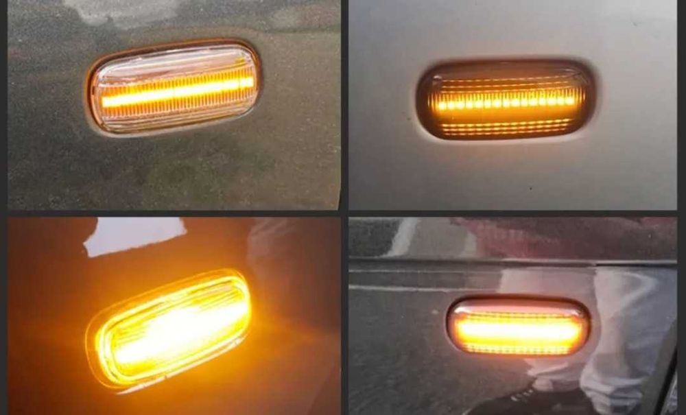 Бягащи мигачи динамични тип Dynamic LED Audi Ауди лед динамик дайнамик