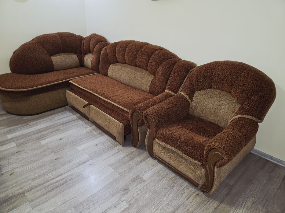 Ъглов диван комплект