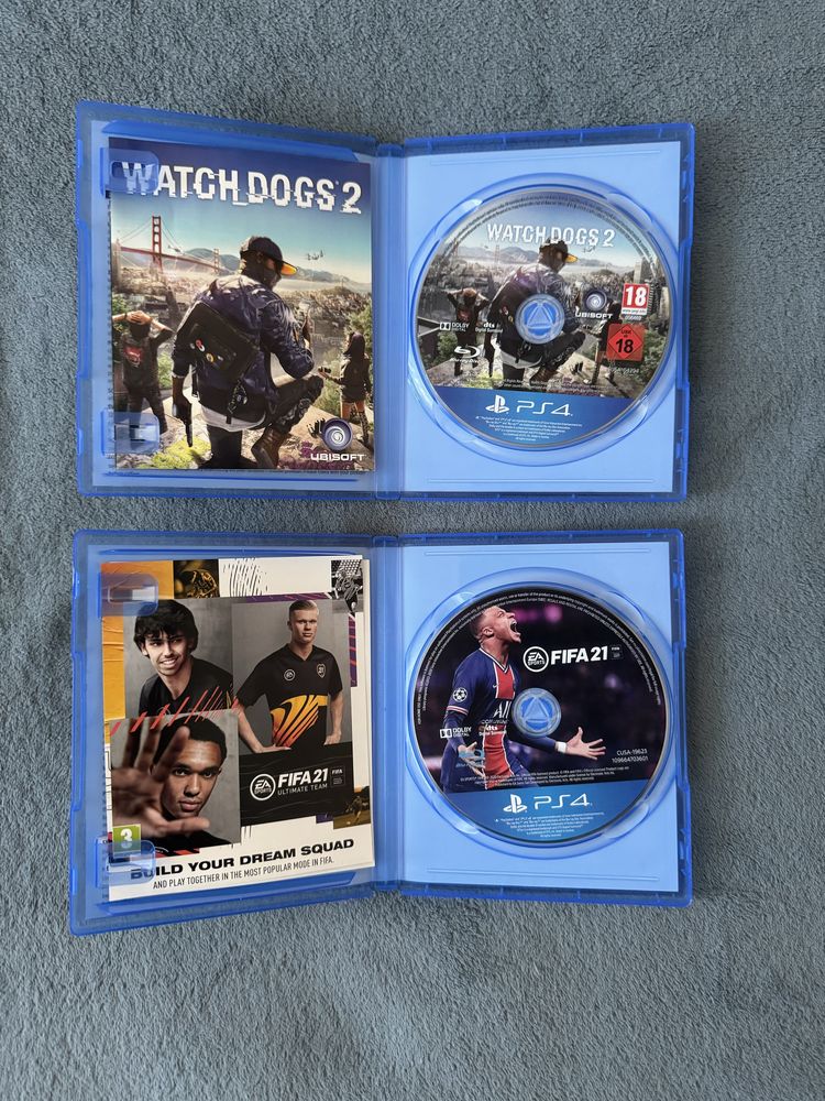 Игри за PS4 - Watch dogs 2 / Fifa 21