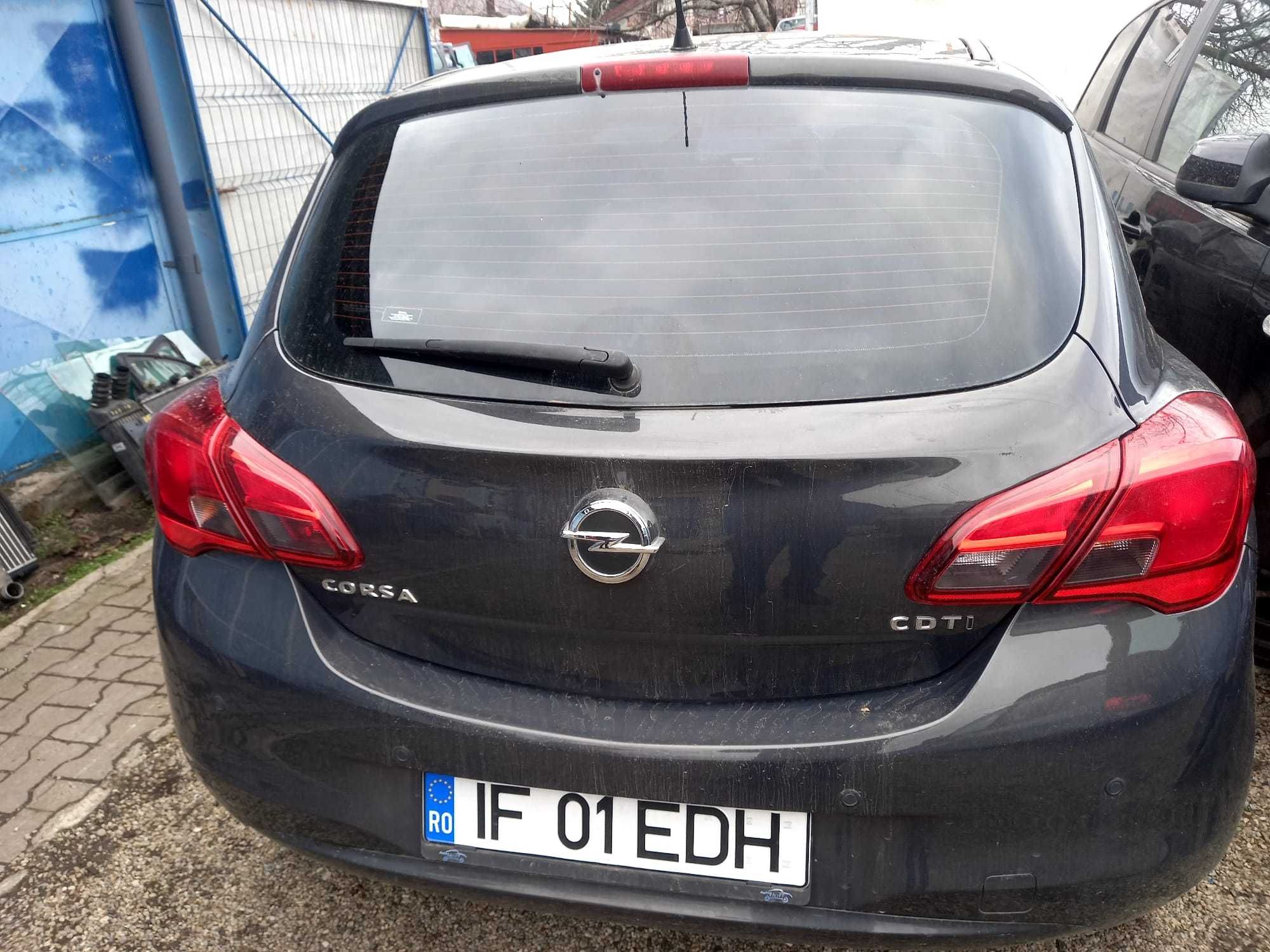 Opel Corsa E 2014--2019, bara spate completa, haion cu luneta, stopuri