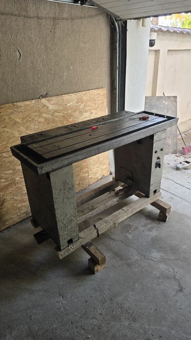 Masa cu canale T fonta nervurata turnata masiva masa de sudura freza