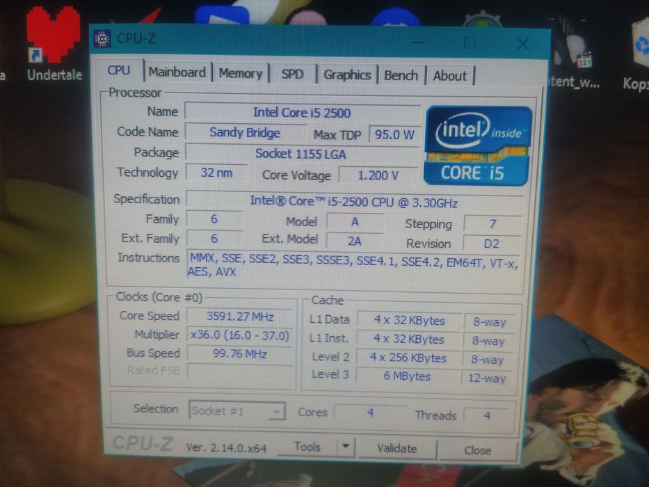 Intel core i5-2500
