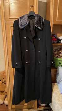 Palton lung negru