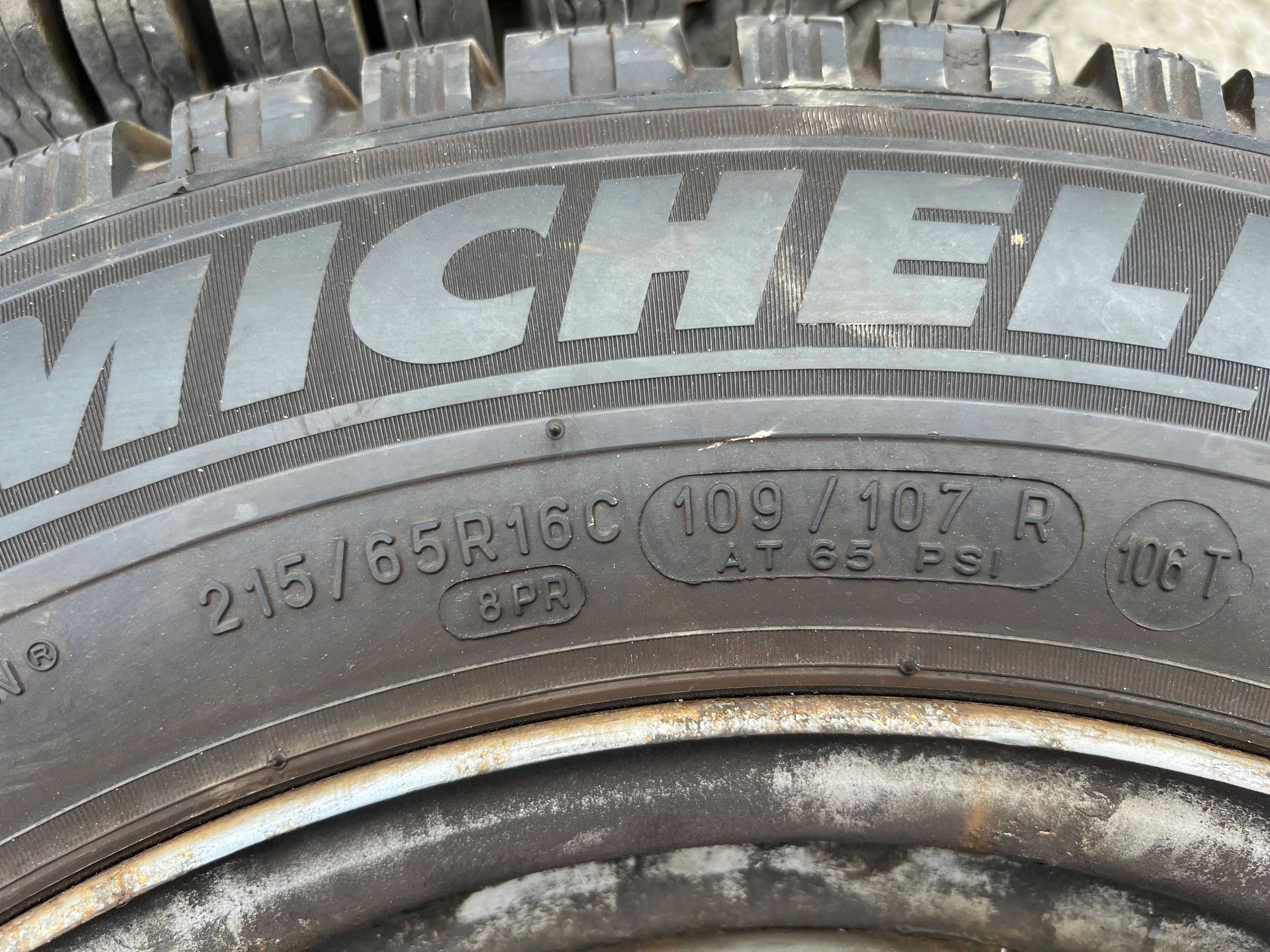 НОВИ гуми Michelin 215/65/16C с джанти 6.5Jx16 ET60 5x160 за Форд/Ford
