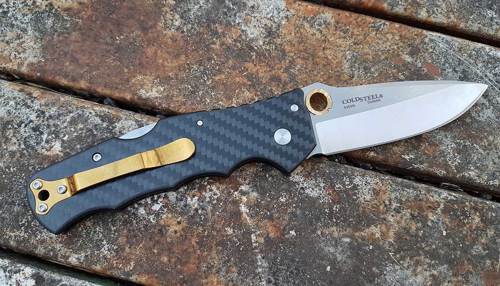 Briceag cutit Cold Steel Golden EYE S35VN, militar, vanatoare, pescuit