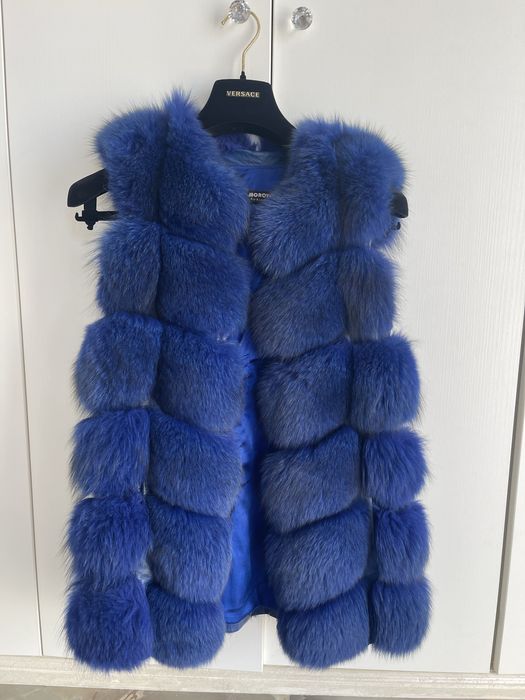 Естествен косъм лисица - елек