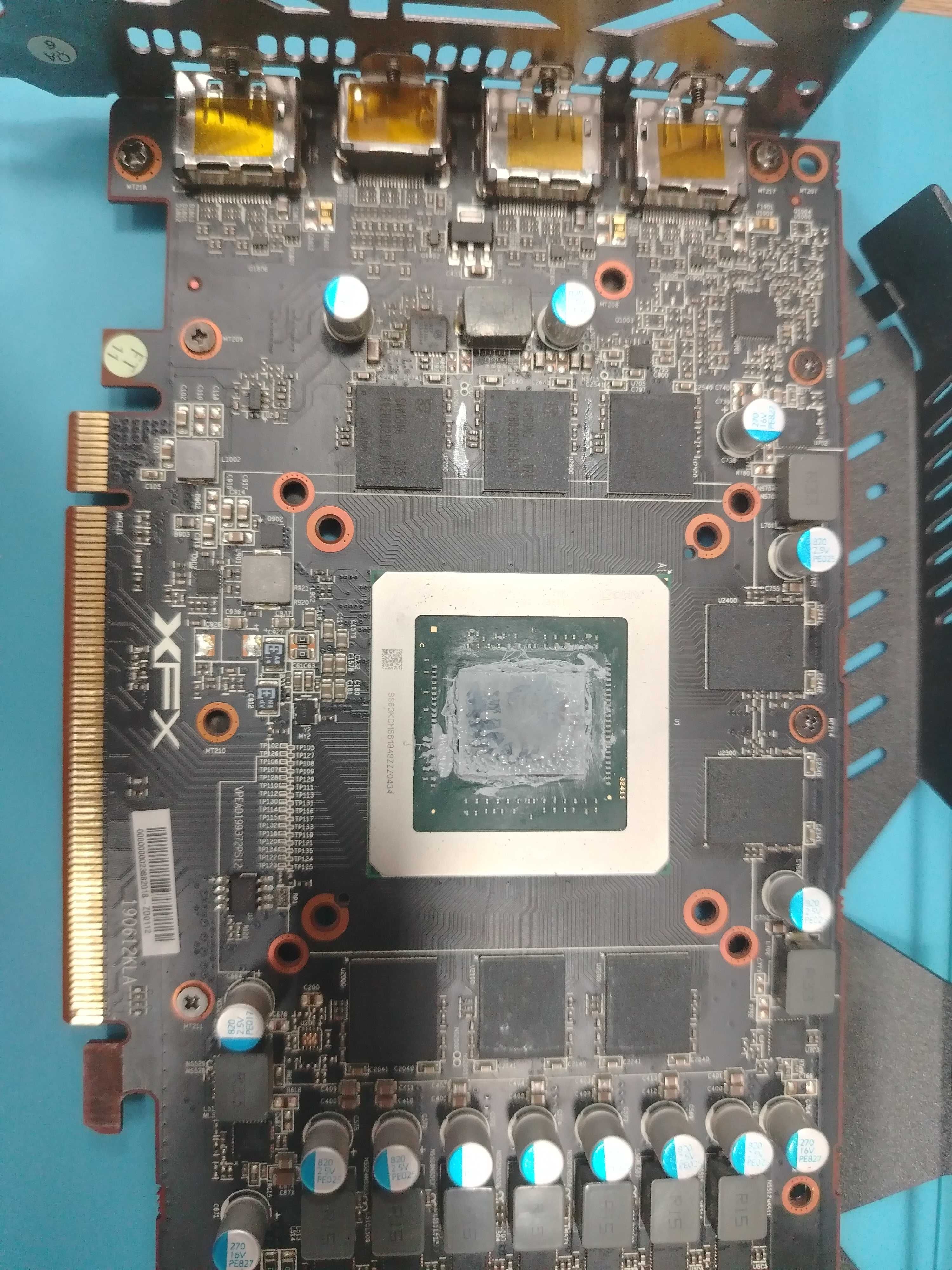 Видеокарта RX 5700 xt (на запчасти)